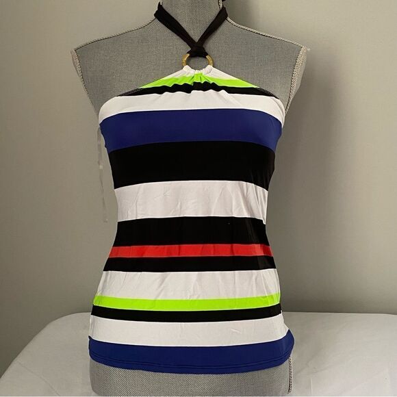 Ralph Lauren Other - Ralph Lauren Striped Halter Tankini Top Multi Color Size 4